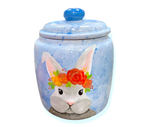 Voorhees Watercolor Bunny Jar