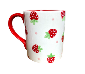 Voorhees Strawberry Dot Mug
