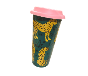 Voorhees Cheetah Travel Mug