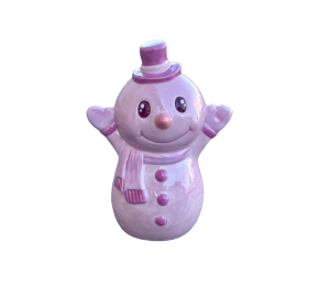 Voorhees Pink-Mas Snowman