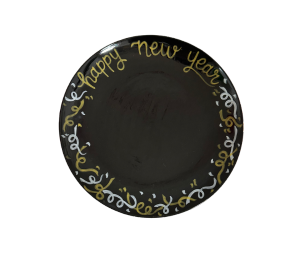 Voorhees New Year Confetti Plate