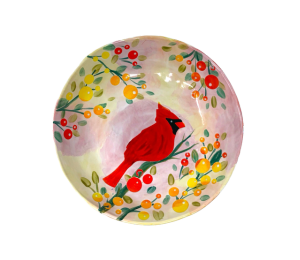 Voorhees Cardinal Plate