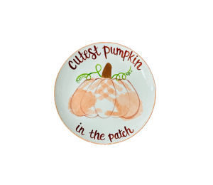 Voorhees Cutest Pumpkin Plate
