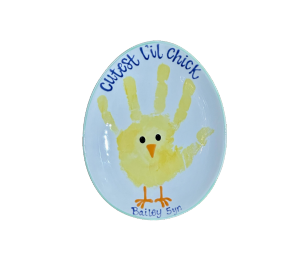 Voorhees Little Chick Egg Plate