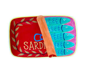 Voorhees Sardines Dinner Plate