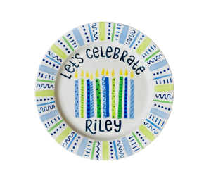 Voorhees Let's Celebrate Plate