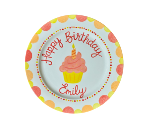 Voorhees Birthday Cupcake Plate