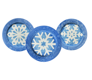 Voorhees Paper Snowflake Plate